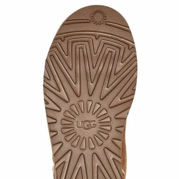 UGG Florence Women's Shearling Lined Cold Weather Boots Shoes Chestnut - Picture 7 of 7